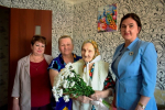 В городе Мценске поздравили с 95-летием вдову участника Великой Отечественной войны