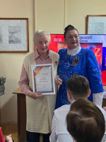 В Мценском краеведческом музее провели встречу, посвященную 80-летию Великой Победы
